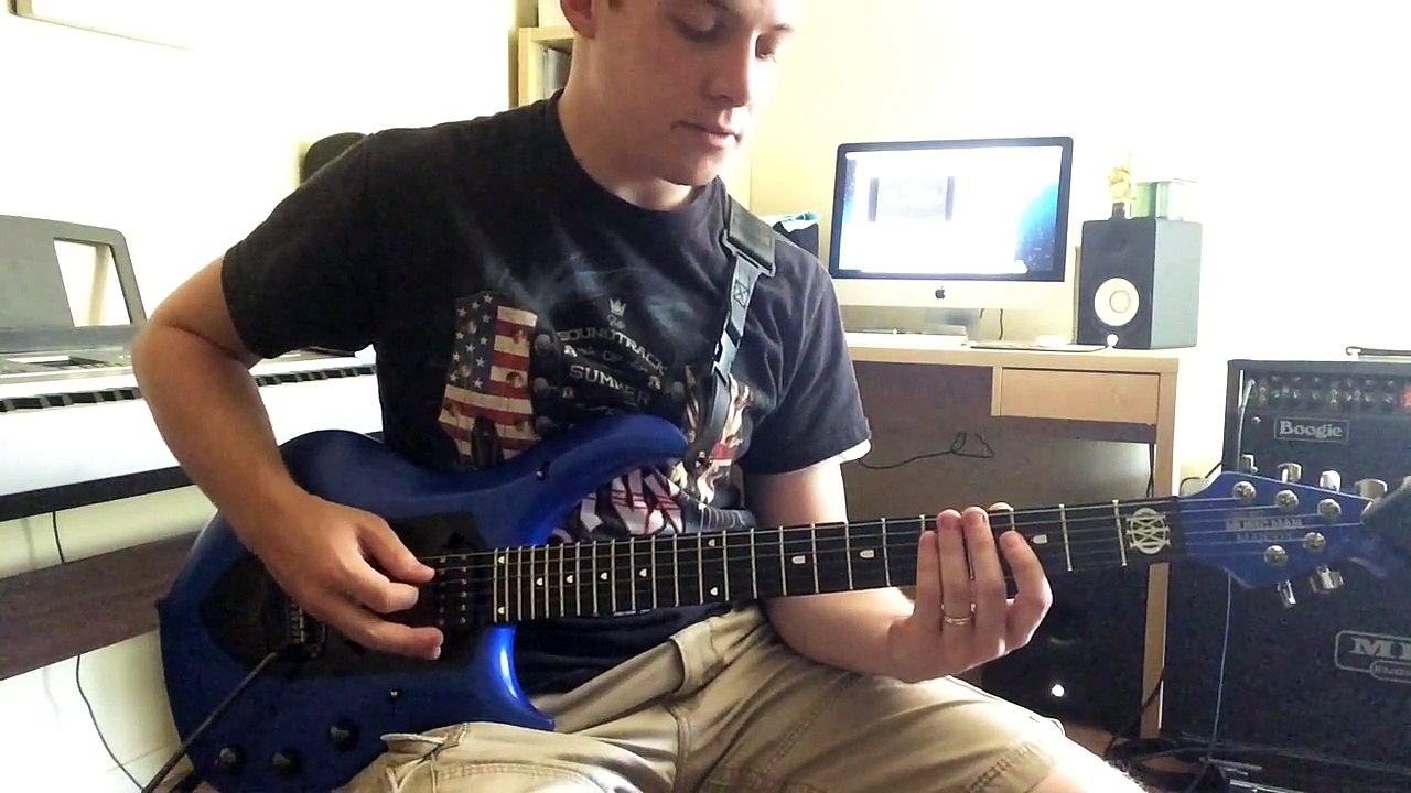 Toto - Holy War Guitar Solo Tutorial