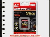 Digital Speed 32GB 700X Professional High Speed 120MB/s Error Free (SD) Memory Card Class 10