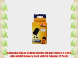 Samsung WB35F Digital Camera Memory Card 2 x 32GB microSDHC Memory Card with SD Adapter (2