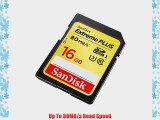 SanDisk Extreme Plus 16GB UHS-1/U3 SDHC Memory Card Up To 80MB/s Frustration-Free- SDSDXS-016G-AFFP