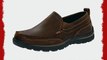 Skechers USA Men's Superior Gains Slip-On Loafer Dark Brown 11.5 XW US