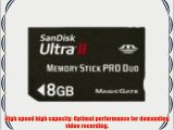 SanDisk 8GB Ultra II Memory Stick PRO Duo