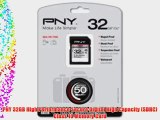 PNY 32GB High Performance Secure Digital High Capacity (SDHC) Class 10 Memory Card