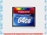 Transcend 64 GB CompactFlash (CF) Card (TS64GCF400) -