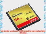 SanDisk Extreme 64GB Compact Flash Memory Card UDMA 7 Speed Up To 120MB/s- SDCFXS-064G-X46