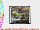 Kingston 512 MB CompactFlash Card (CF/512-S) (Retail Package)