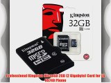 Professional Kingston MicroSDHC 32GB (32 Gigabyte) Card for LG VS740 Phone Phone with custom