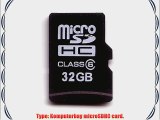 Komputerbay 32GB MicroSD SDHC Microsdhc Class 6 with Micro SD Adapter and Mini SD Adapter