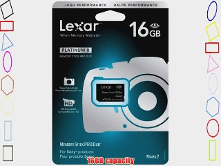 Download Video: Lexar Platinum II 16GB Memory Stick Pro Duo Flash Memory Card LMSPD16GBSBNA