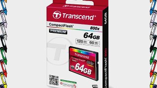 Transcend 64 GB 800X Compact Flash Card (TS64GCF800)