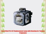 Electrified PJL-427 Replacement Lamp with Housing for Yamaha Projectors