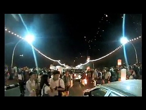 La fête des lanternes à Chiang Mai, Thailande