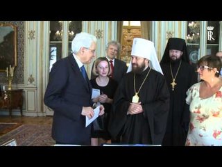 Roma - Quirinale, Visita Metropolita di Volokolamsk (25.06.15)