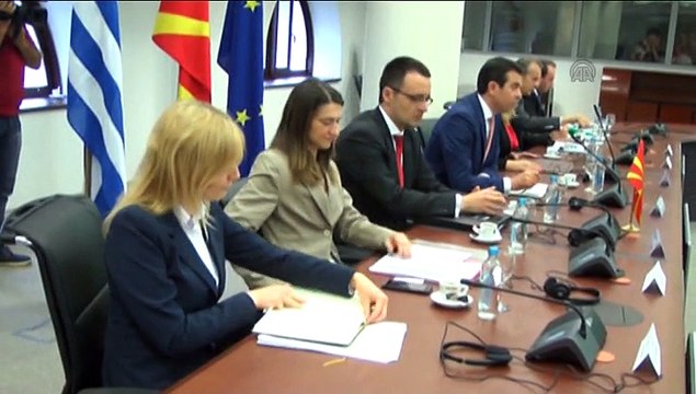 Nikos Kotzias - Nikola Poposki in Skopje