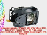 Replacement projector / TV lamp SP-LAMP-LP1 for InFocus LP130  Kodak DP2900  Toshiba TDP-P4