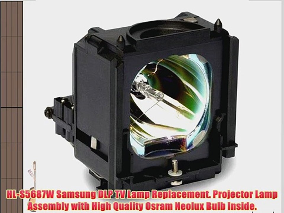 HL-S5687W Samsung DLP TV Lamp Replacement. Projector Lamp Assembly with High Quality Osram