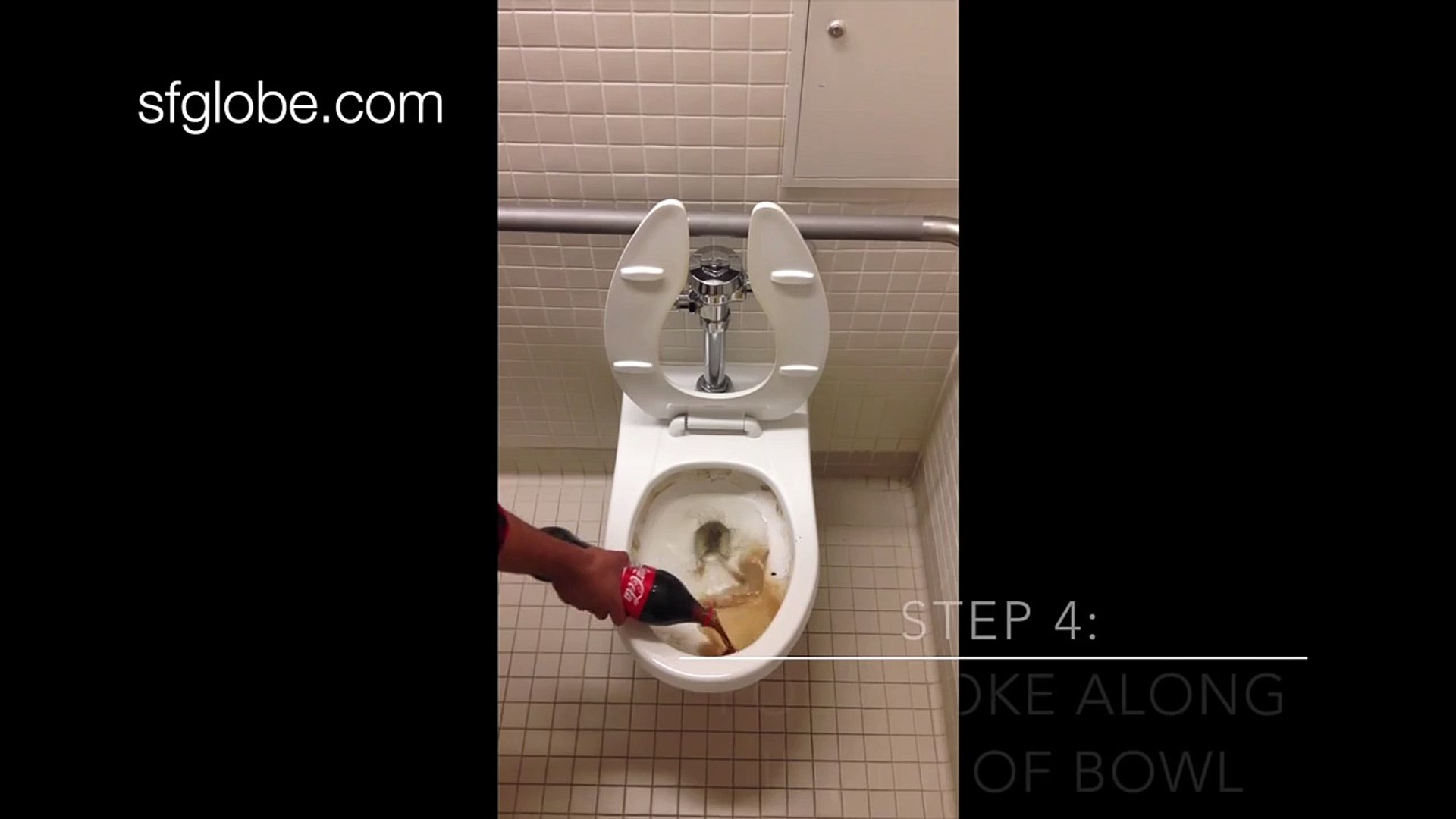 Nettoyer ses toilettes avec du Coca Cola - Vidéo Dailymotion