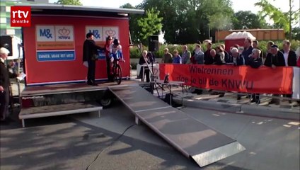 Fracture du bras pour un cycliste qui rate son départ du contre-la-montre