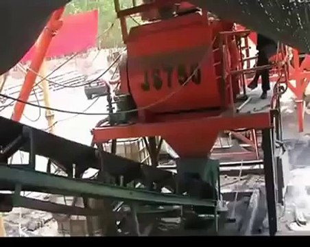 Fully Automatic Fly Ash Brick Making Machine Standard Size Brick Video