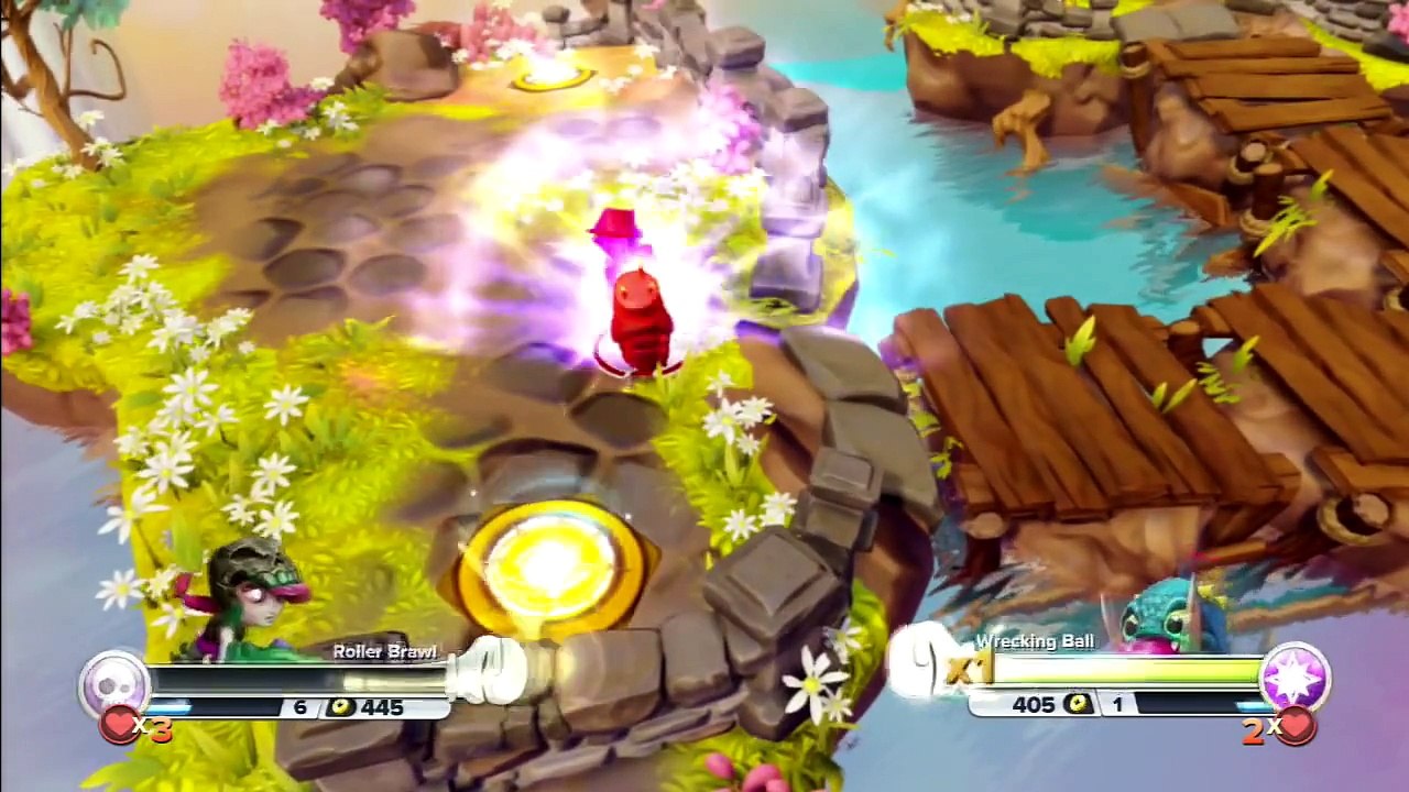 Skylanders Swap Force Wrecking Ball Vs Roller Brawl PVP Tournament Round 2 Fight # 23 [HD]
