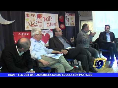 TRANI | Flc Cgil Bat, assemblea su Ddl scuola con Pantaleo