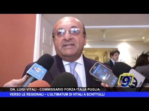VERSO LE REGIONALI | L'ultimatum di Vitali a Schittulli