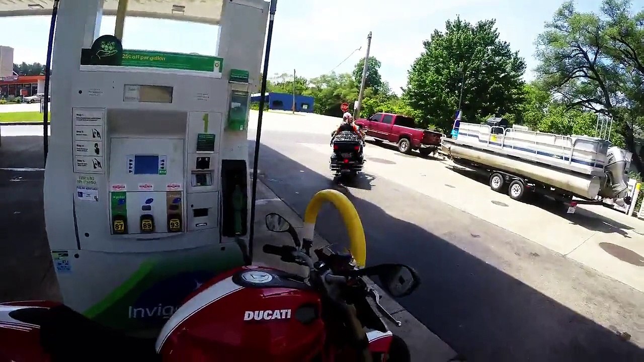 Riding with Ducati Monster