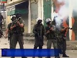 Enfrentamientos entre palestinos e israelíes en los territorios