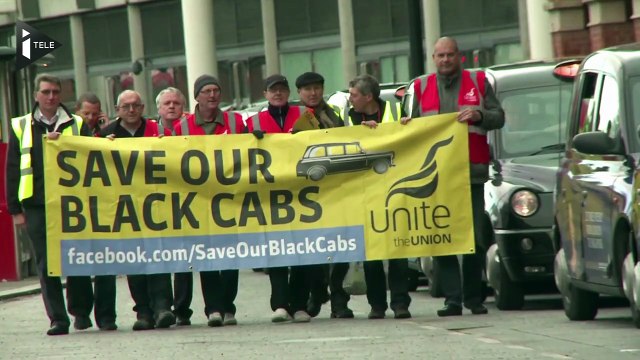 Les taxis londoniens inquiets de la concurrence d'Uber
