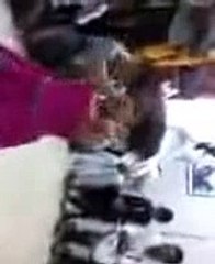 Little Girl dancing in Traditional day...