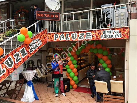 açiliş organizasyon 0535 227 91 25 balon süsleme palyaço ses sistemi