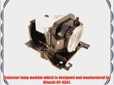 Hitachi CP-X301 projector lamp replacement bulb with housing - high quality replacement lamp