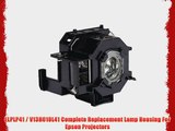 ELPLP41 / V13H010L41 Complete Replacement Lamp Housing For Epson Projectors
