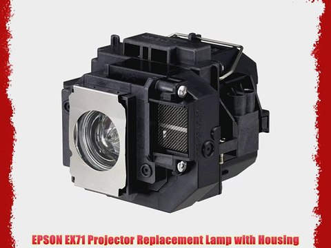 EPSON EX71 Projector Replacement Lamp with Housing