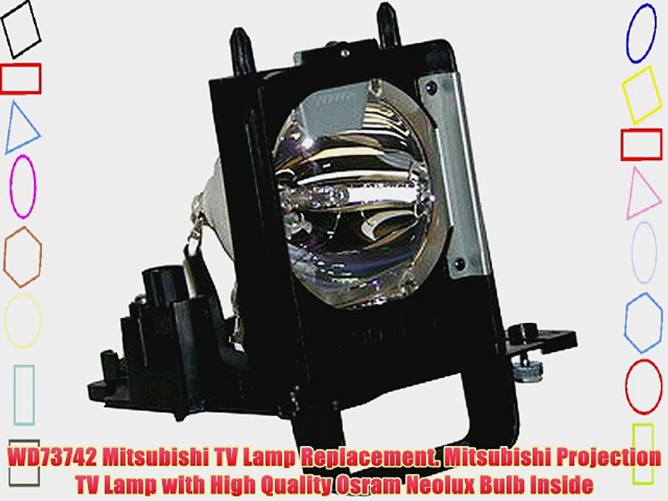 WD73742 Mitsubishi TV Lamp Replacement. Mitsubishi Projection TV Lamp with High Quality Osram