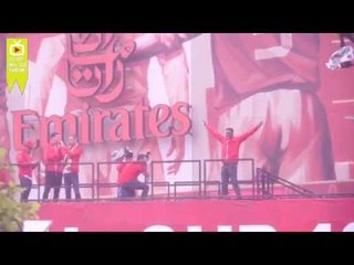 Meet The Players, Ozil, Alexis, Theo & Co With The Trophy At The FA Cup Parade