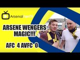 Arsene Wengers Magic!!! | Arsenal 4 Aston Villa 0 | FA Cup Final