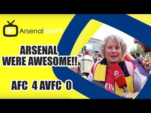 Arsenal Were Awesome!! | Arsenal 4 Aston Villa 0 | FA Cup Final