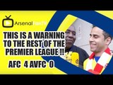 This Is A Warning To The Rest Of The Premier League !! | Arsenal 4 Aston Villa 0 | FA Cup Final