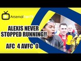 Alexis Never Stopped Running!! | Arsenal 4 Aston Villa 0 | FA Cup Final