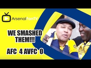 We Smashed Them!!! | Arsenal 4 Aston Villa 0 | FA Cup Final