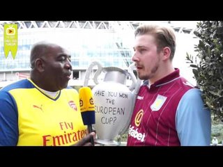 Watch Out For Big Man Benteke says Villa Fan | FA Cup Final