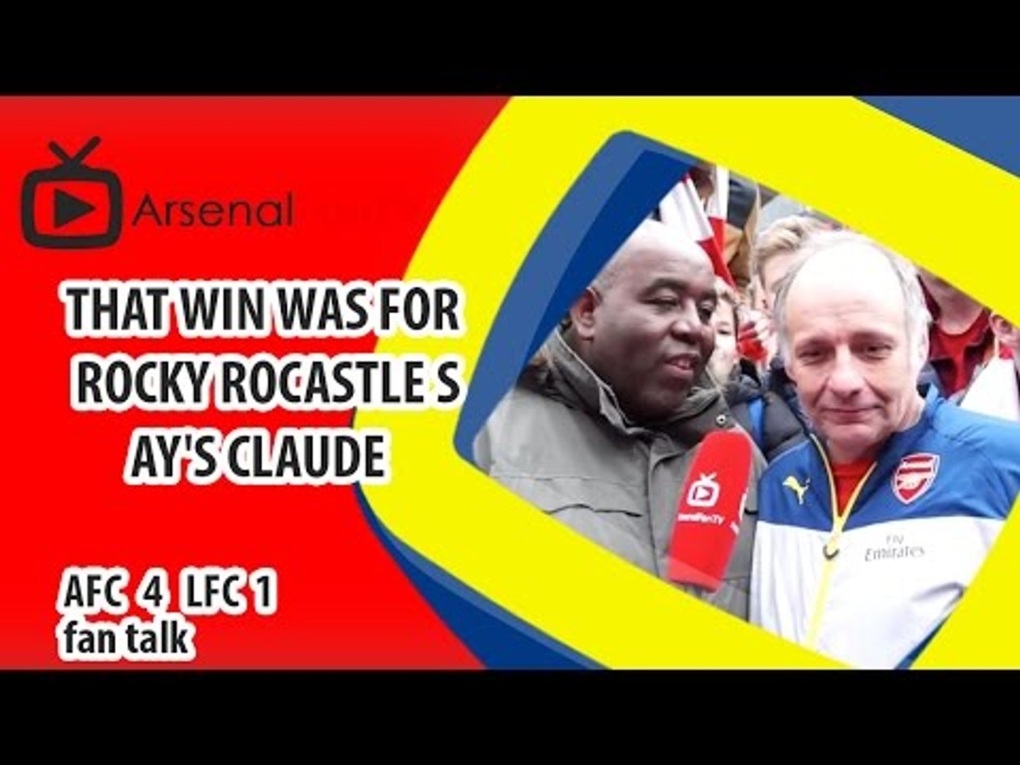 That Win Was For Rocky Rocastle says Claude Arsenal 4 Liverpool 1