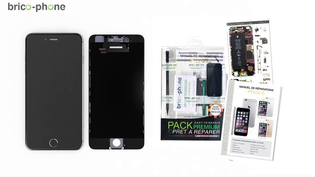 Tutoriel iPhone 6 : changer la vitre cassée + LCD par un écran sans composants HD 3D