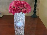 DIY wedding decorations - Glowing centerpiece idea