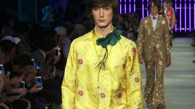 Gucci - Collection Homme Printemps-Eté 2016 à Milan