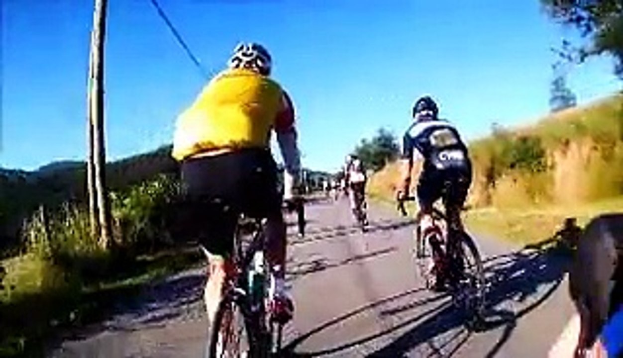 L'Ardechoise sur le vélo de Cédric