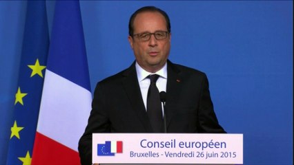 Hollande: l'intention terroriste ne fait pas de doute dans l'Isère