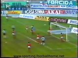 Sporting - 7 Benfica - 1, 1986/1987 - Resumo com todos os golos