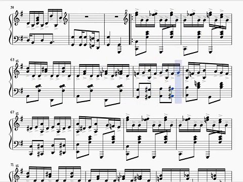 Winifred Atwell Black and White Rag (Piano Sheet Music)